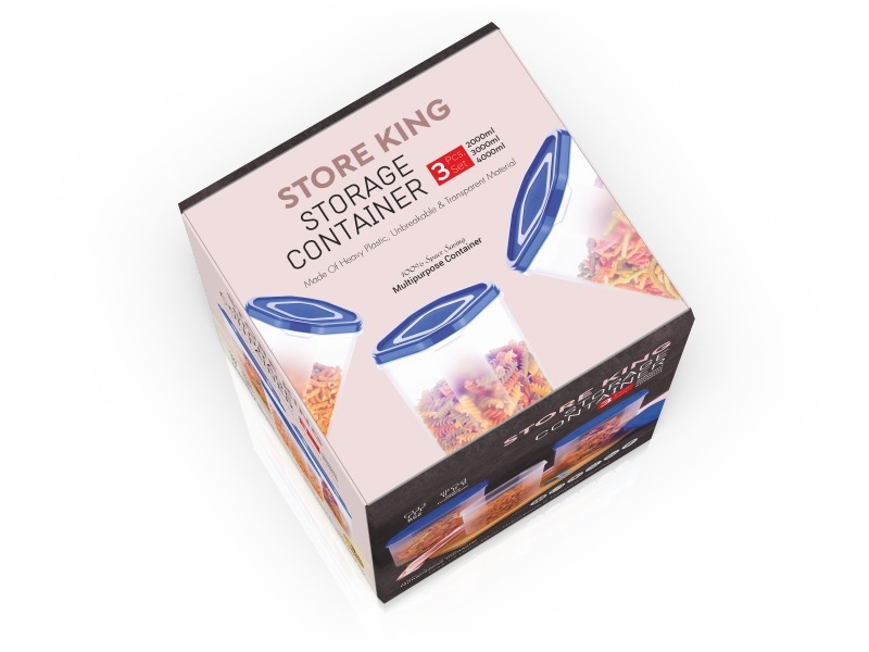Store King Container - 2000 ml, 3000 ml, 4000 ml