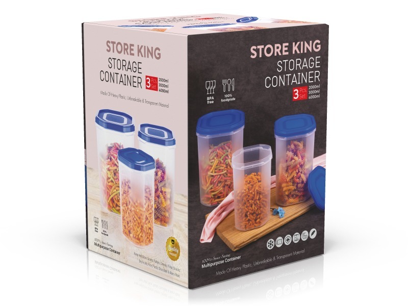 Store King Container - 2000 ml, 3000 ml, 4000 ml