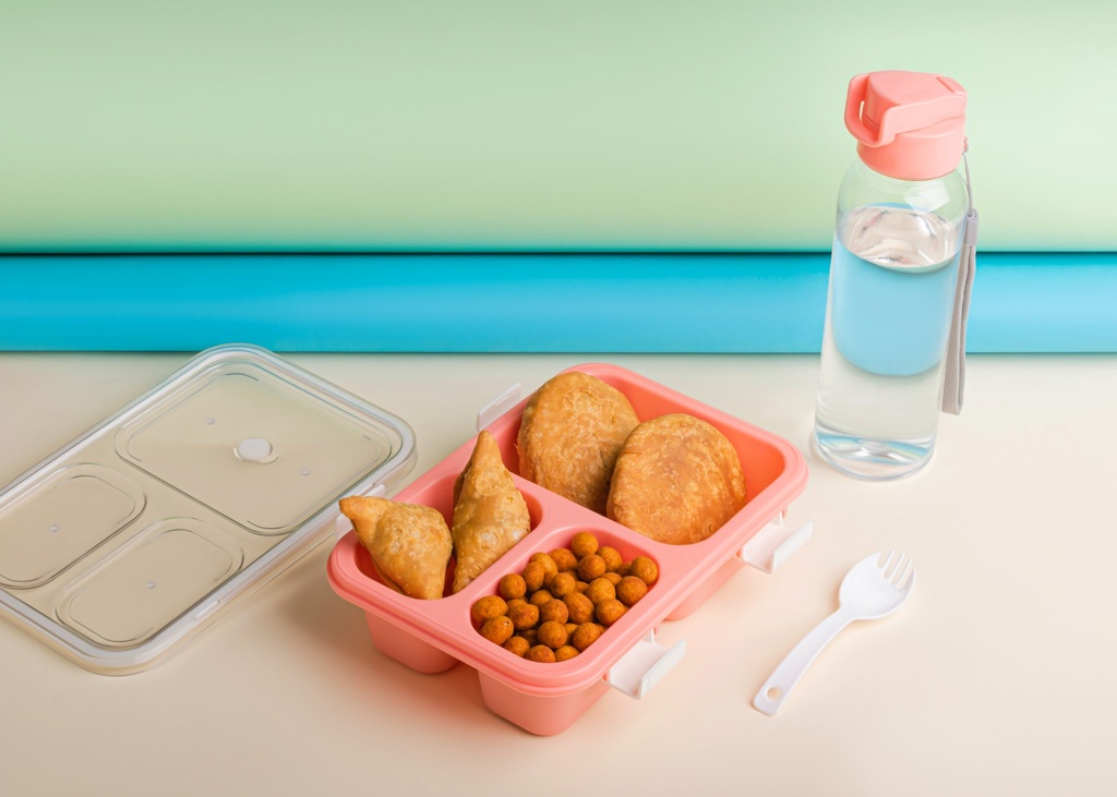 Tokyo Lunch Box 4 Look With Water Bottle Combo - Loose
