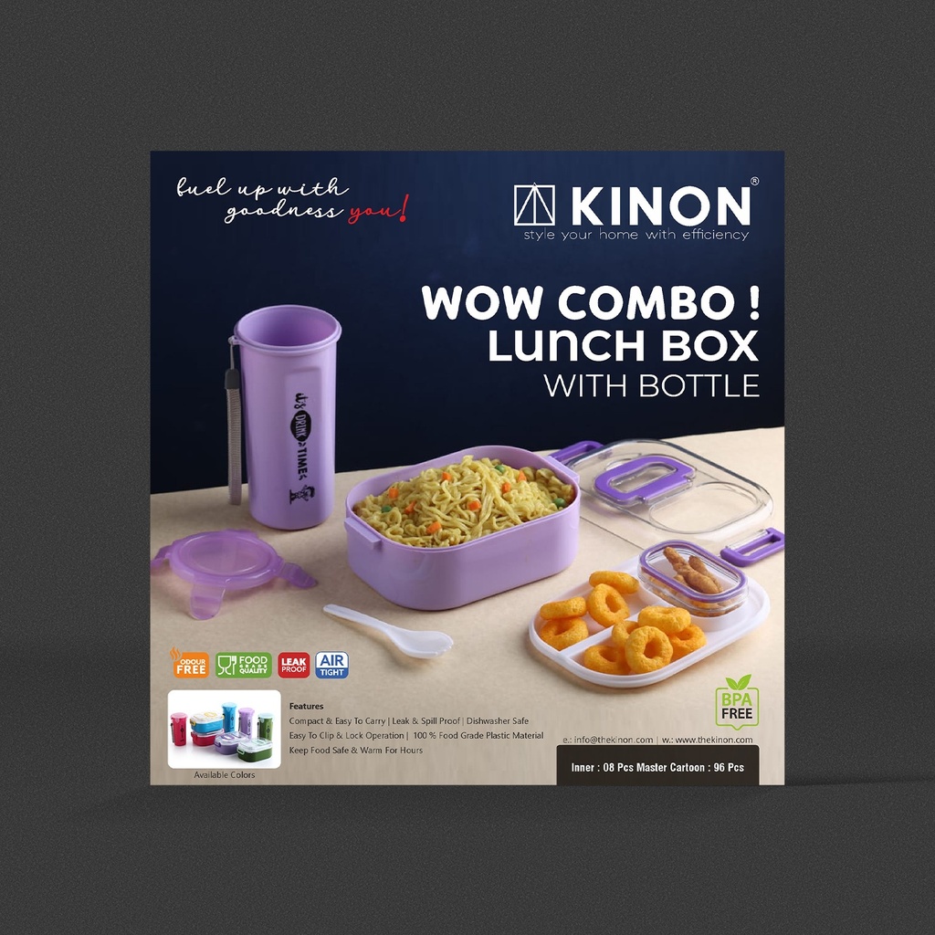 WOW Lunch Box Tumbler Combo