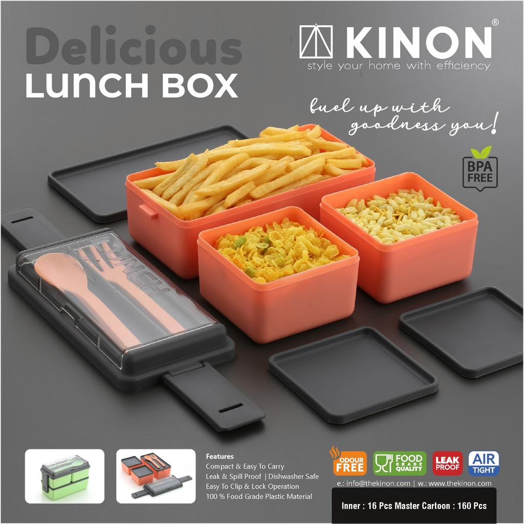 Delicion Lunch Box - Deluxe Quality 