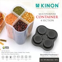 4 Section Container