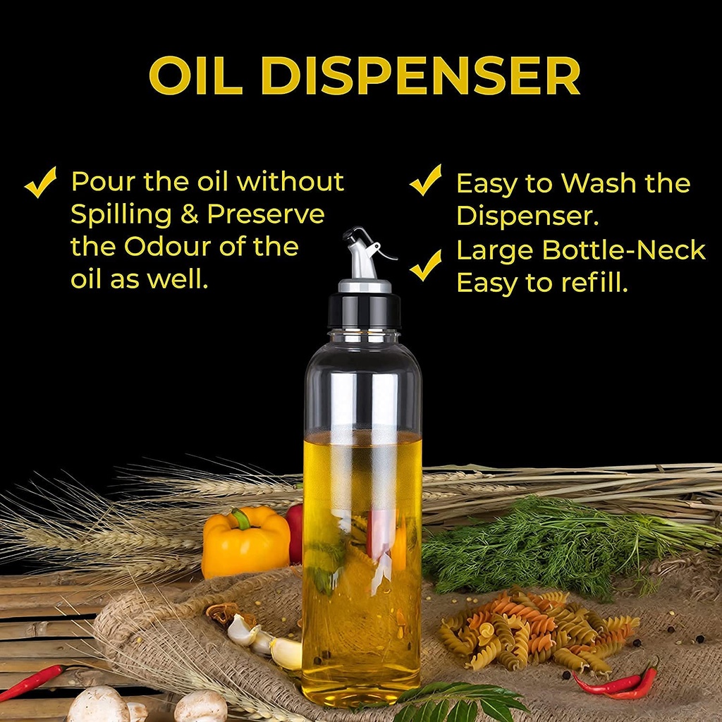 Oil Dispenser 1000ml (Pack of 2) - Elegant
