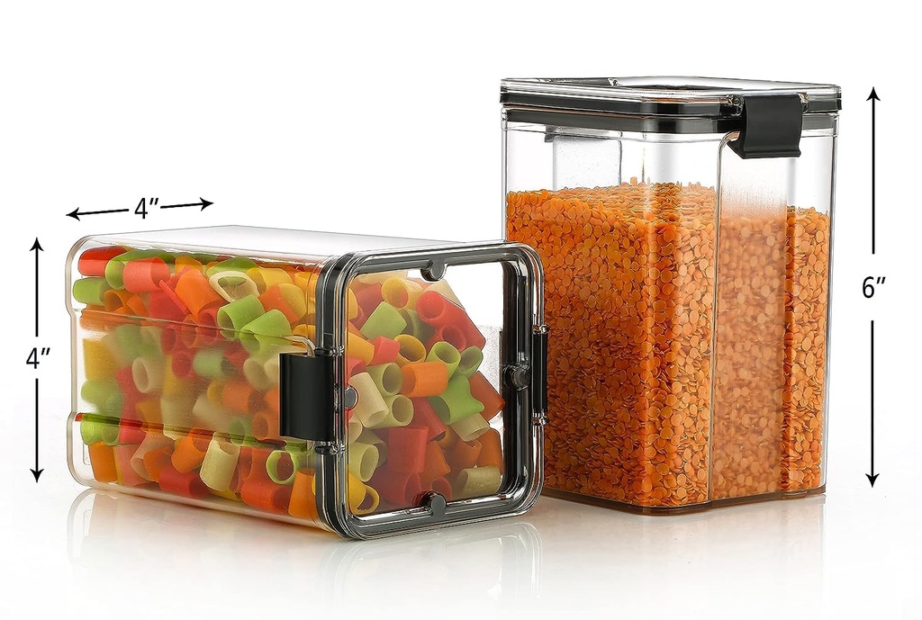Air Tight Lock & Seal Container 1100Ml (Pack of 4)