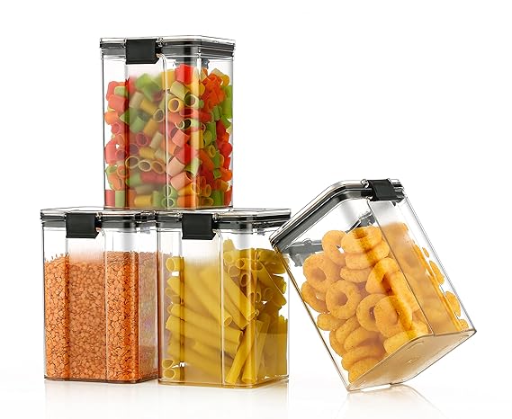 Air Tight Lock & Seal Container 1100Ml (Pack of 4)