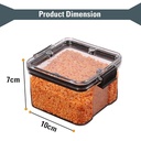 Air Tight Lock & Seal Container 400ML (Pack Of 4)
