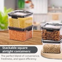 Air Tight Lock & Seal Container 400ML (Pack Of 4)