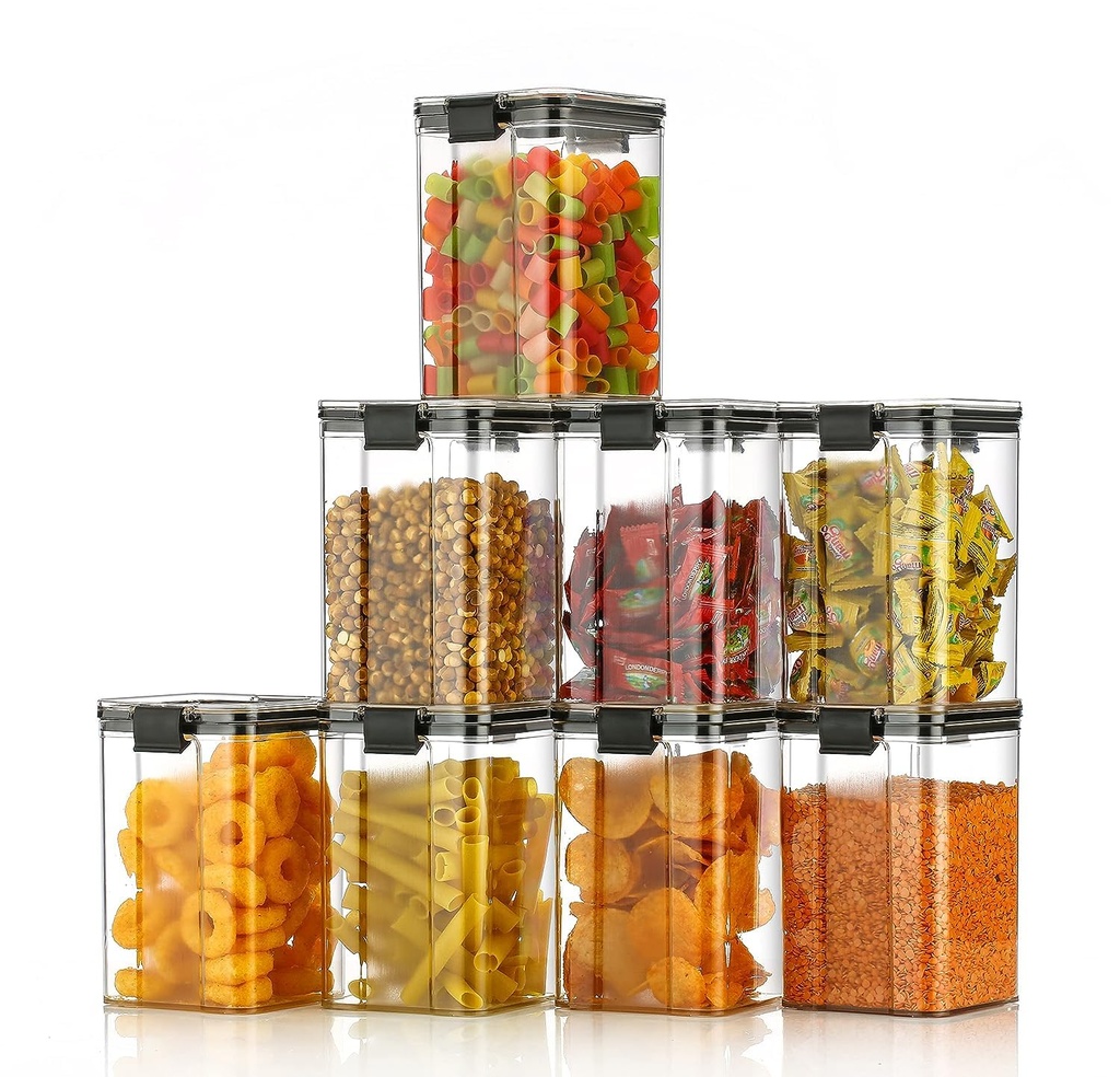 Air Tight Lock & Seal Container 1100Ml (Pack of 6)