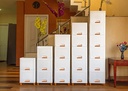 Cabinet Drawer 3 Layer - Ivory Colour(OffWhite)