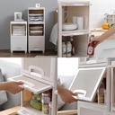 Cabinet Drawer 5 Layer - Ivory Colour(OffWhite)