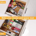 Clear Drawer Organizer 5set