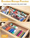 Clear Drawer Organizer 7set
