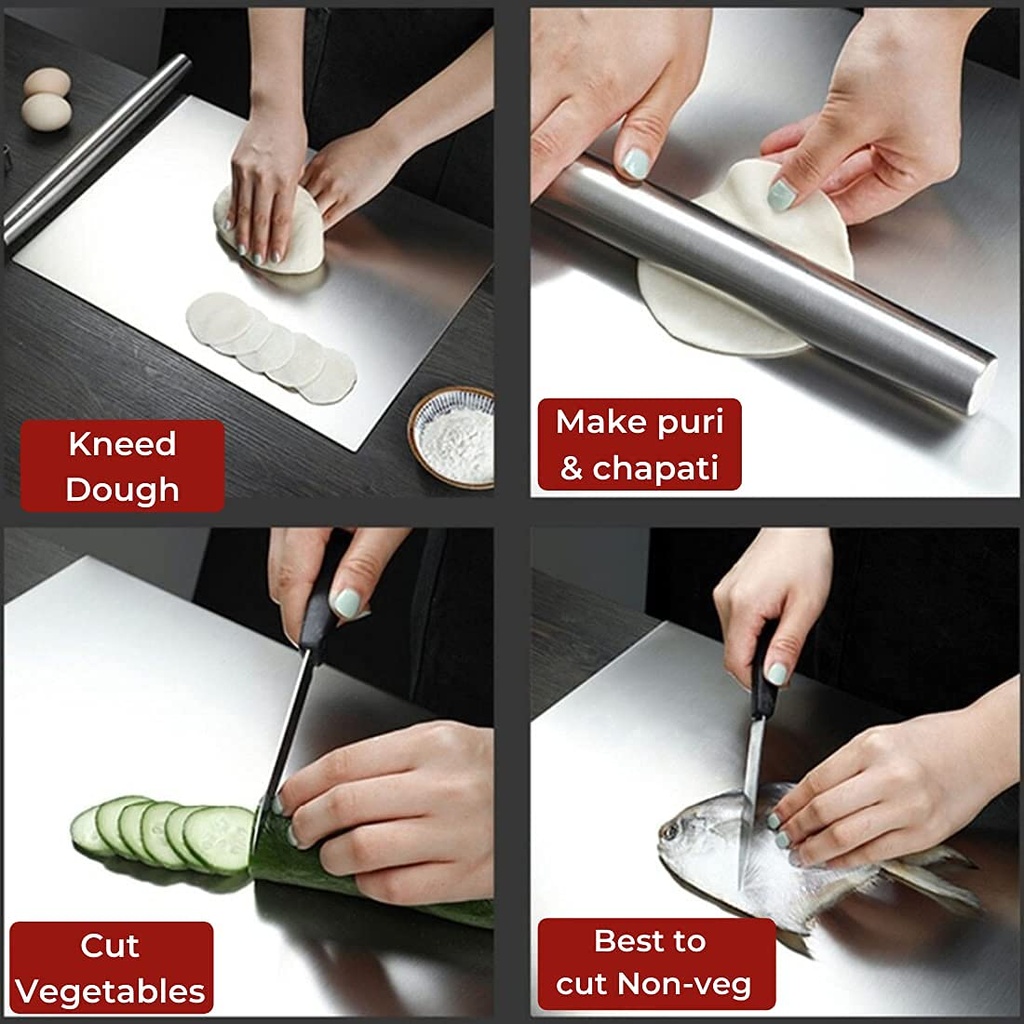 Counter Top Chopping Board - Large (41 x 31cm) (16 x 12 inch) 920g