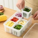 Fridge Container 6grid Cup