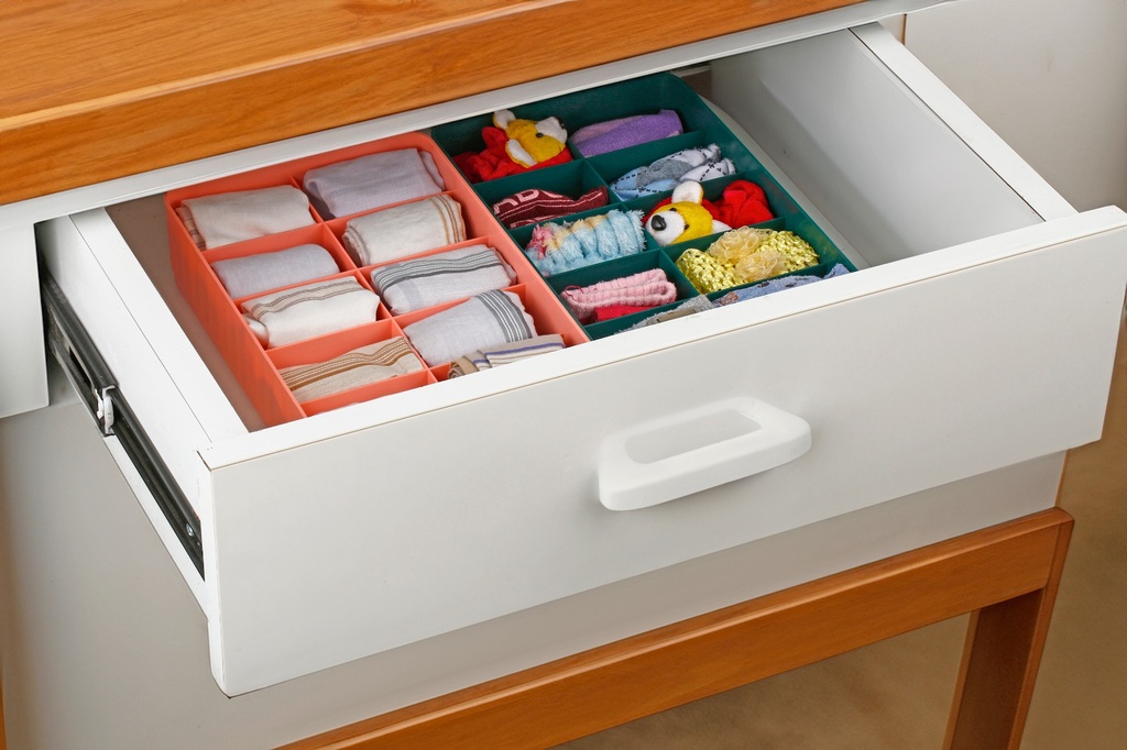 10 Compartment Socks Organizer (Pack of 2)