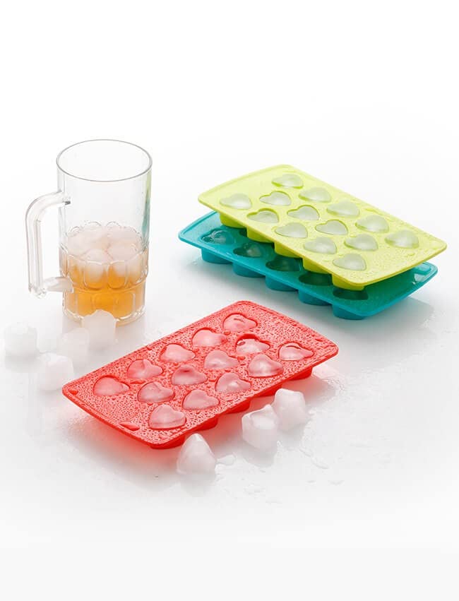 Heart Ice Cube Tray (Pack of 3)