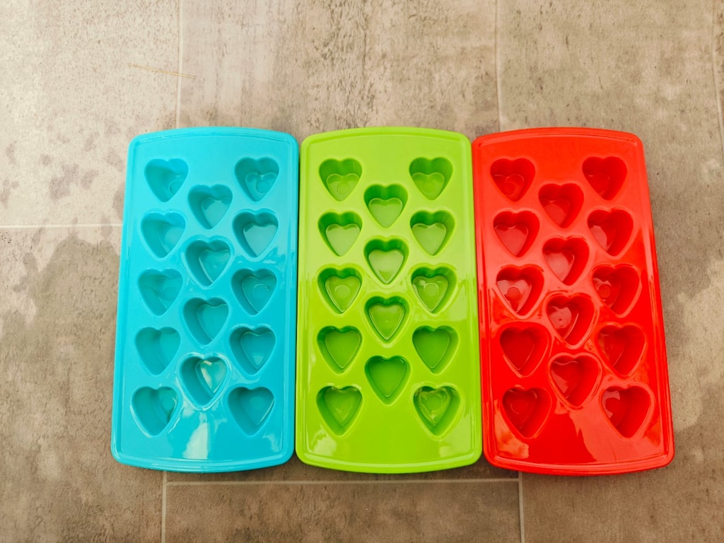 Heart Ice Cube Tray (Pack of 3)