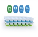 Pop it Round Ice Tray With Lid (Pack of 2)
