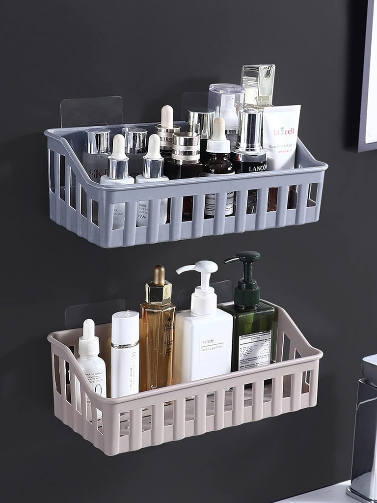 Rectangular Bathroom Rack (Pack of 2)