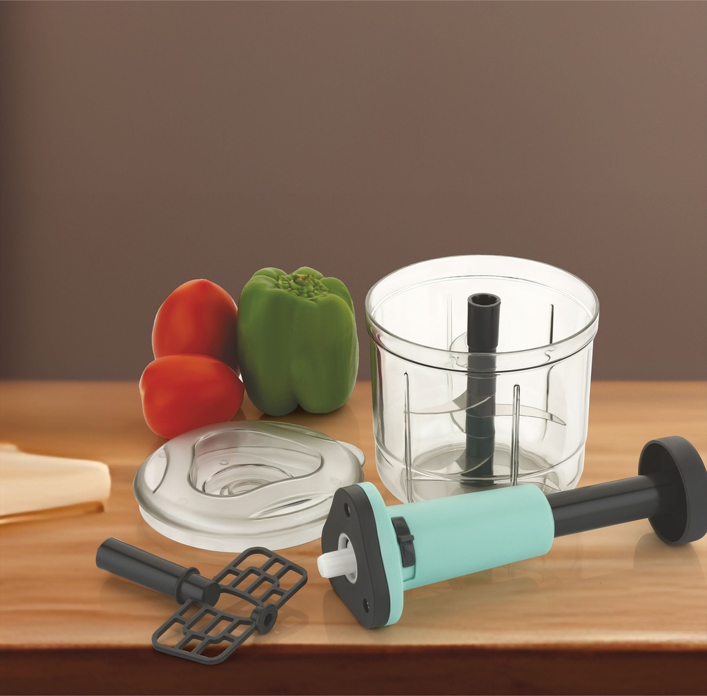 Round Push Chopper -1200ml 