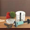 Round Push Chopper -1200ml 