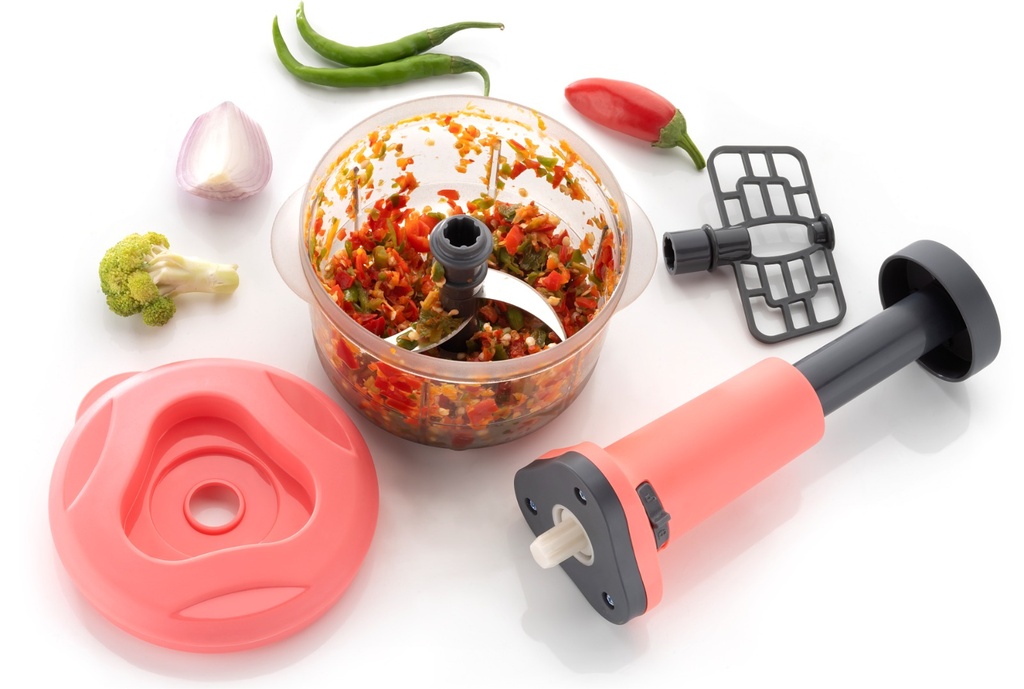 Side Lock Push Chopper 800ml