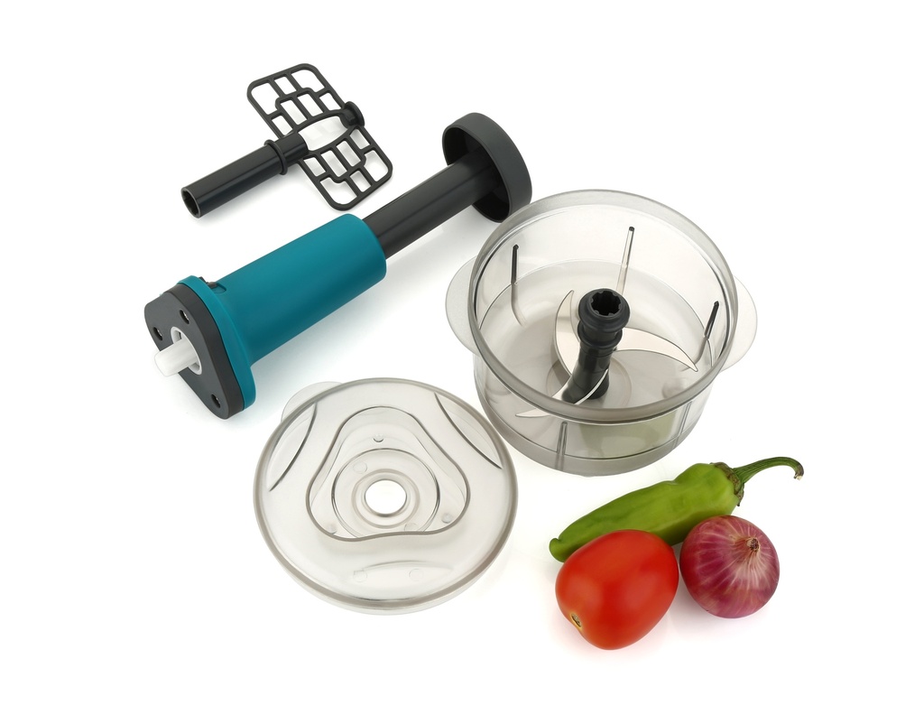 Side Lock Push Chopper 800ml - Deluxe 