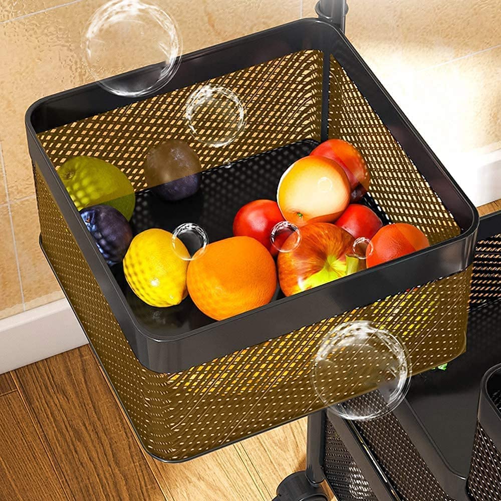 4 Layer Kitchen Trolley (Square - Model)