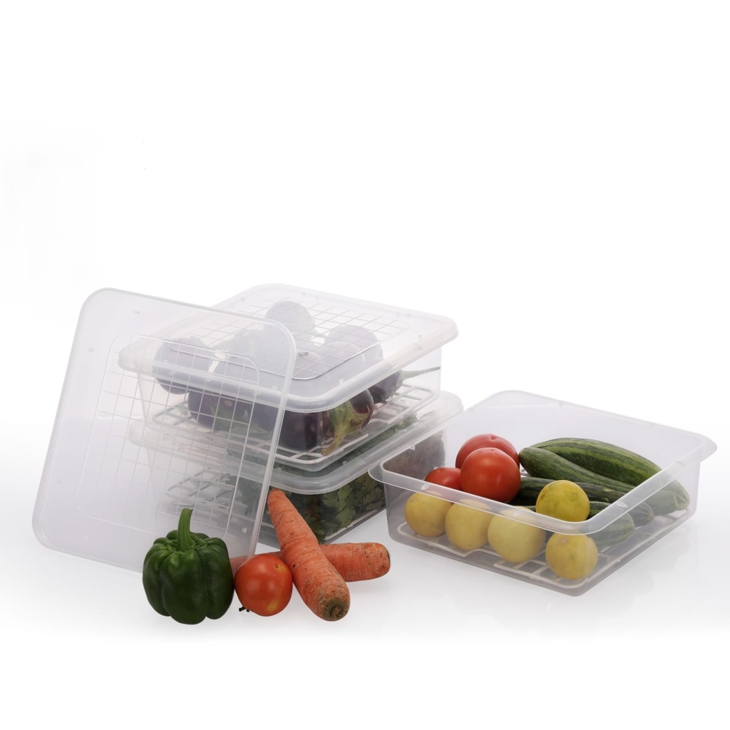 Square Fridge Container (Pack of 6)