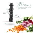 Square Push chopper 700ml - deluxe