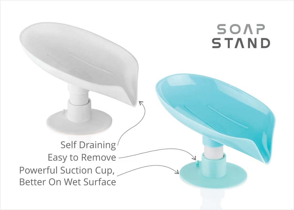 Suction Soap Holder - Loose (With Box 2rs Extra )