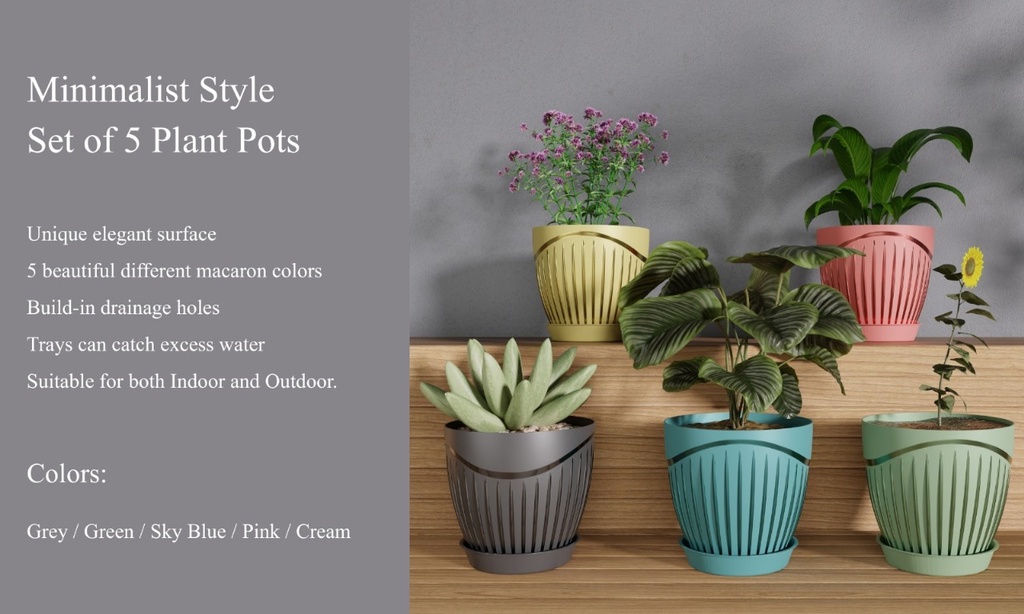 WL Flower Pot (Pack of 5)