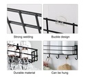 4 Hook Bathroom Corner Shelf 