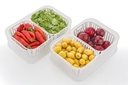Bloombite 2 Grid Plastic Fridge Container 