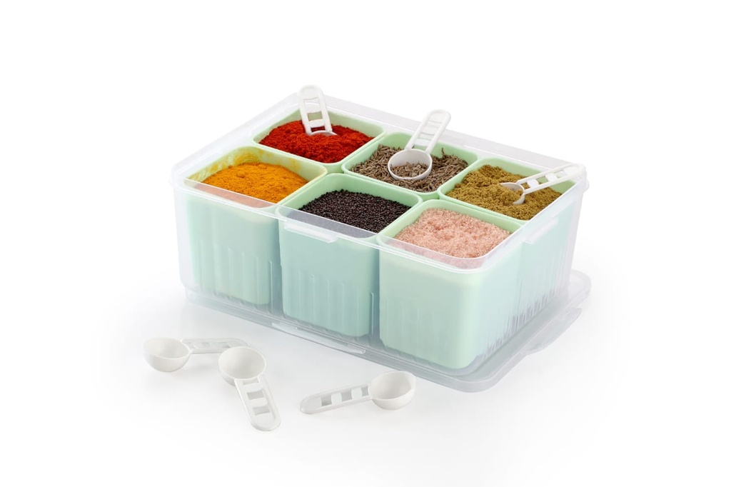 Orion 6 Grid Masala Box