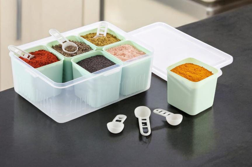 Orion 6 Grid Masala Box