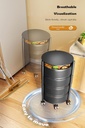 4 Layer Kitchen Trolley (Round - Model)