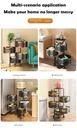 4 Layer Kitchen Trolley (Round - Model)