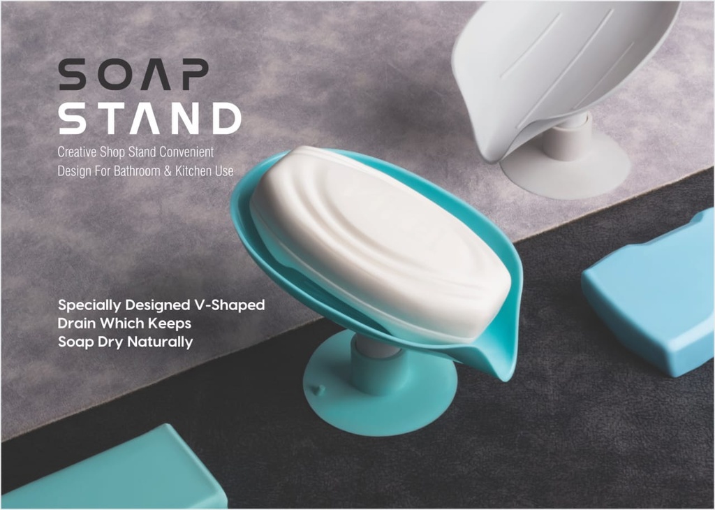 Suction Soap Holder - Loose (With Box 2rs Extra )
