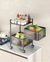 2 Layer Kitchen Trolley (Square - Model)