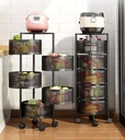 5 Layer Kitchen Trolley (Round - Model)