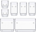 Clear Drawer Organizer 7set