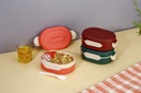 Tasty Lunch Box With Water Bottle Combo - Loose