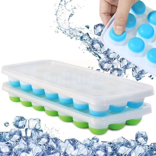 Pop it Round Ice Tray with Lid