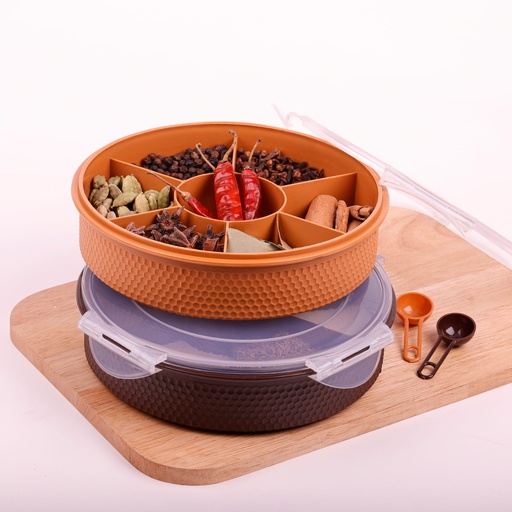 [KN-85] Round Spices Box - Deluxe