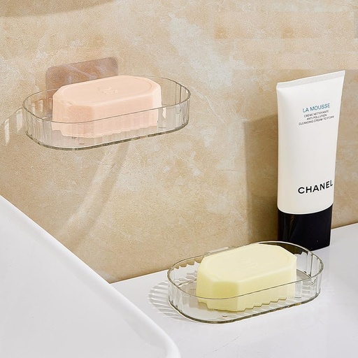 [KN-128] Oval Crstal Soap Dish (Pack of 2)