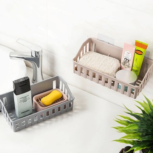 [KN-128] Rectangular Bathroom Rack (Pack of 3)