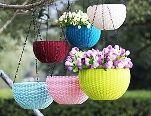 [KN-132] Hanging Flower Pot (Pack of 6)