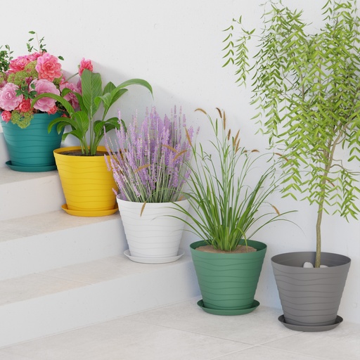 [KN-132] Big Flower Pot (Pack of 5)