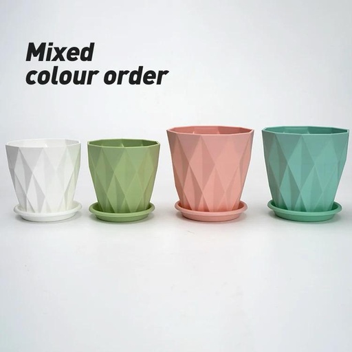 [KN-132] Diamond Flower Pot (Pack of 5)